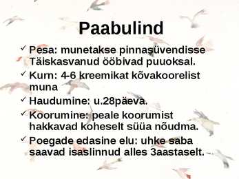 Lindude sigimine #4