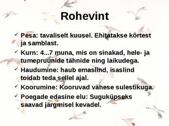 Lindude sigimine #10