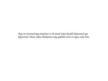 Tänapäeva noored #5