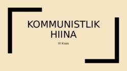 Kommunistlik Hiina