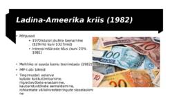 Majanduspoliitika teostamine rahvusvahelisel tasandil Rahvusvahelise Valuutafondi IMFi-kaudu #11