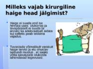 Operatsiooni järgne haige jälgimine veresoontekirurgias #2