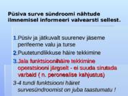 Operatsiooni järgne haige jälgimine veresoontekirurgias #12