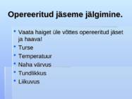 Operatsiooni järgne haige jälgimine veresoontekirurgias #15