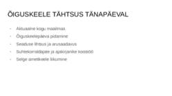 Õiguskeele korralduse areng ja tähtsus aegade jooksul #8