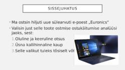 Ostukäitumise analüüs #2