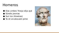 Homeros ja tema eeposed- Ilias ja- Odüsseia #3