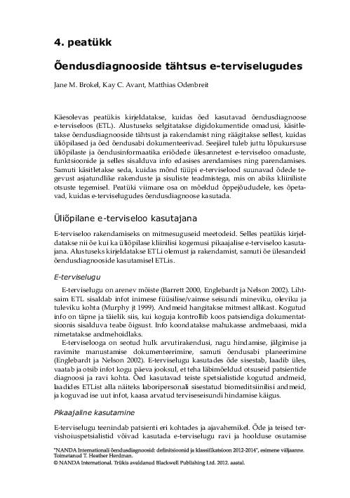 NANDA õendusdiagnoosid 2012-2014 e-raamat #131