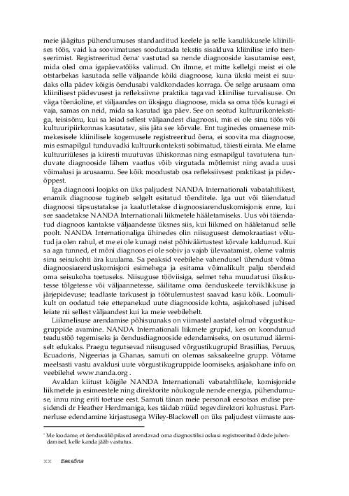 NANDA õendusdiagnoosid 2012-2014 e-raamat #20