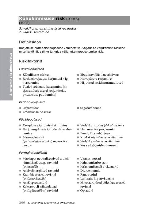 NANDA õendusdiagnoosid 2012-2014 e-raamat #238