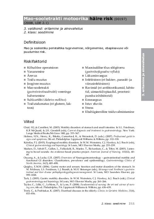 NANDA õendusdiagnoosid 2012-2014 e-raamat #243