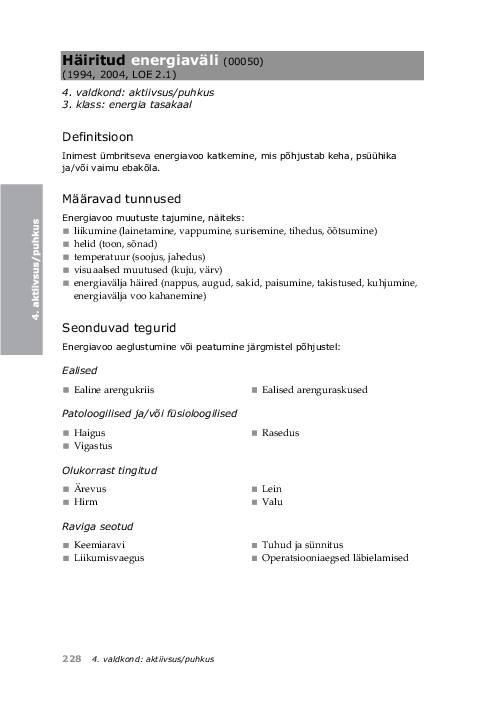 NANDA õendusdiagnoosid 2012-2014 e-raamat #260