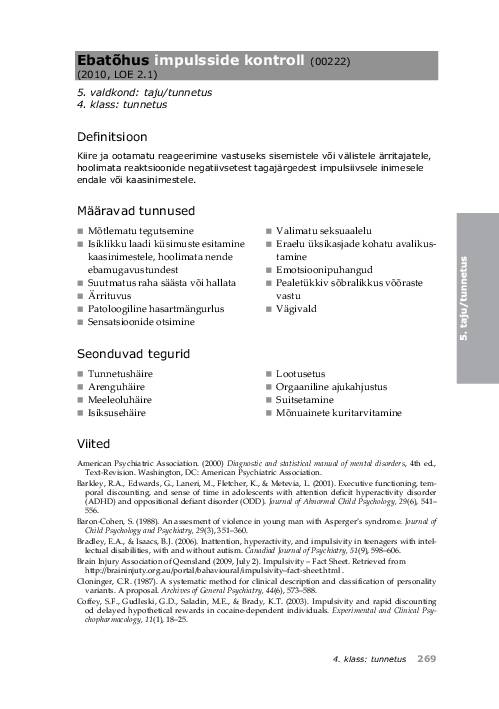 NANDA õendusdiagnoosid 2012-2014 e-raamat #301
