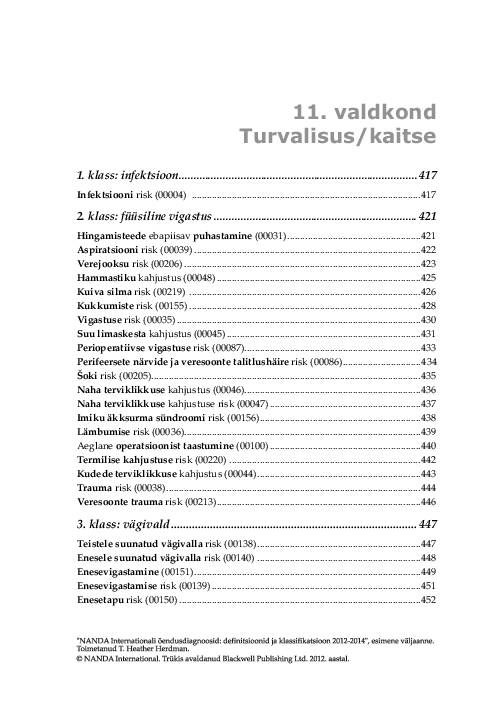 NANDA õendusdiagnoosid 2012-2014 e-raamat #447