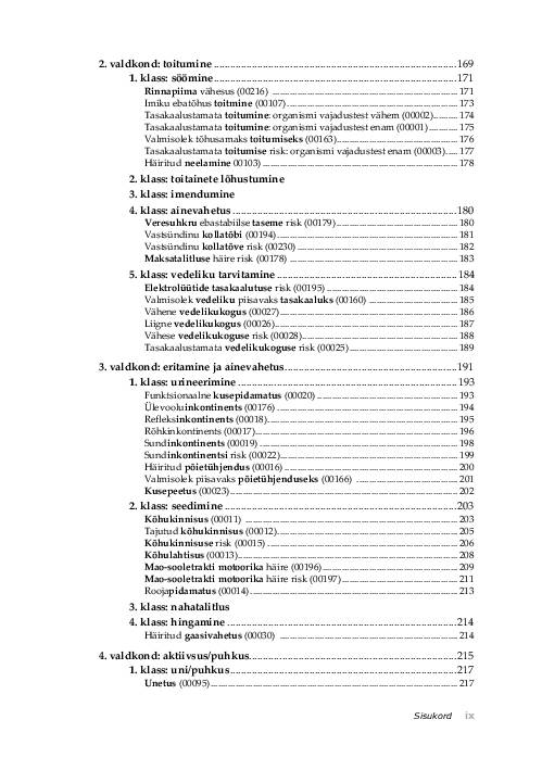 NANDA õendusdiagnoosid 2012-2014 e-raamat #9