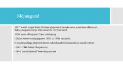 Poliitiliste olude mõju Eesti kultuurile ja eluolule #2