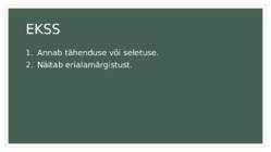 Sõnastike kasutamine ja info otsimine #5