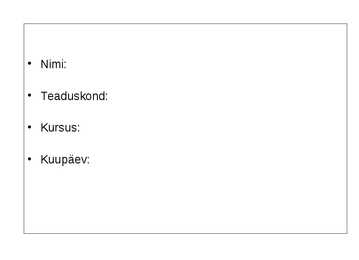 Ökoloogia ja keskkonnakaitse täidetud test #2