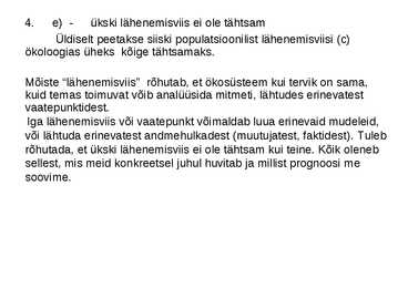 Ökoloogia ja keskkonnakaitse täidetud test #12
