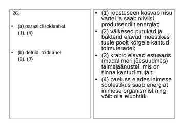 Ökoloogia ja keskkonnakaitse täidetud test #40