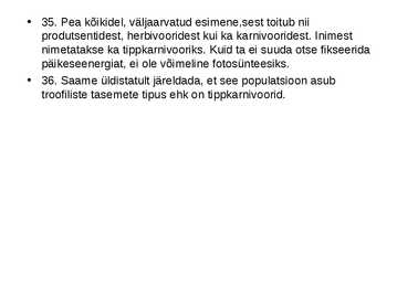 Ökoloogia ja keskkonnakaitse täidetud test #56