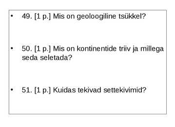 Ökoloogia ja keskkonnakaitse täidetud test #71