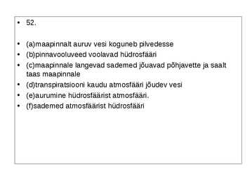 Ökoloogia ja keskkonnakaitse täidetud test #74