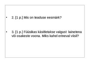Ökoloogia ja keskkonnakaitse täidetud test #9