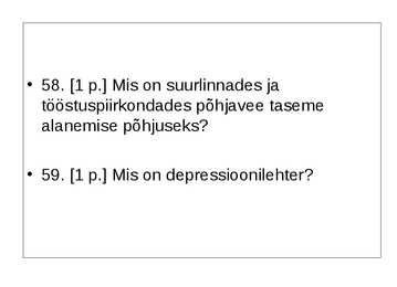 Ökoloogia ja keskkonnakaitse täidetud test #81