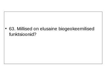 Ökoloogia ja keskkonnakaitse täidetud test #87