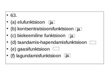 Ökoloogia ja keskkonnakaitse täidetud test #88