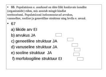Ökoloogia ja keskkonnakaitse täidetud test #94