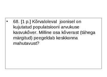 Ökoloogia ja keskkonnakaitse täidetud test #95
