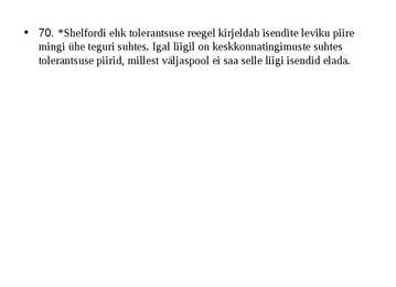 Ökoloogia ja keskkonnakaitse täidetud test #100