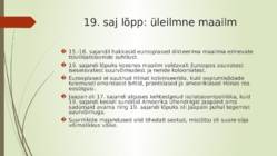 Powerpoint esitlus-Uusaeg #8