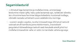 Maisi masintehnoloogia #11