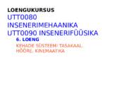 Loeng 6 Kehade süsteemi tasakaal-Hõõre