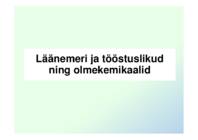 Meie Läänemeri – kuidas tal läheb- Mida saaksime mere hea seisundi nimel teha või tegemata jätta #34