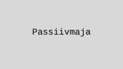Passiivmaja