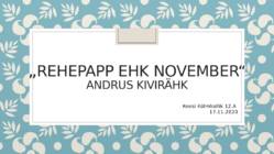 REHEPAPP ehk NOVEMBER-PowerPoint esitlus