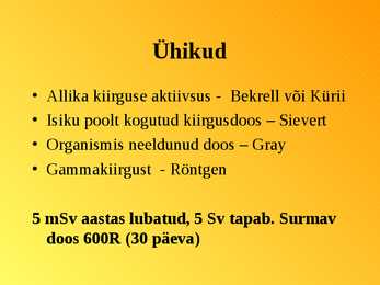 Radioaktiivsus #9
