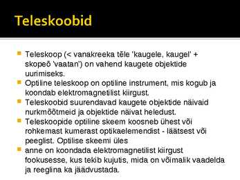 Kosmose uurimis tehnika #3