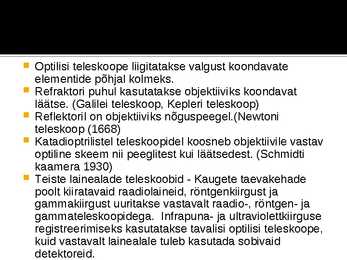 Kosmose uurimis tehnika #4