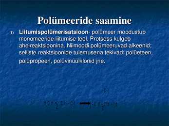 Polümeerid #2