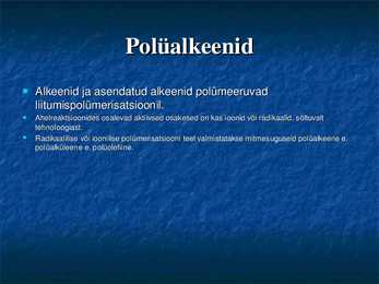 Polümeerid #6