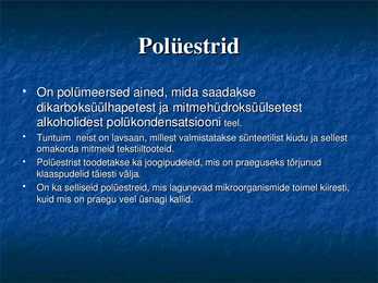 Polümeerid #8