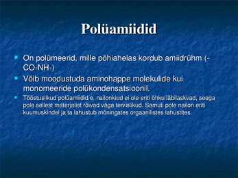 Polümeerid #9