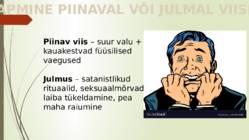 Tahtlik tapmine-presentatsioon abiks #11