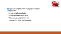 Raud ühend esitlus #8
