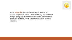 Tiamiin vitamiin esitlus #8